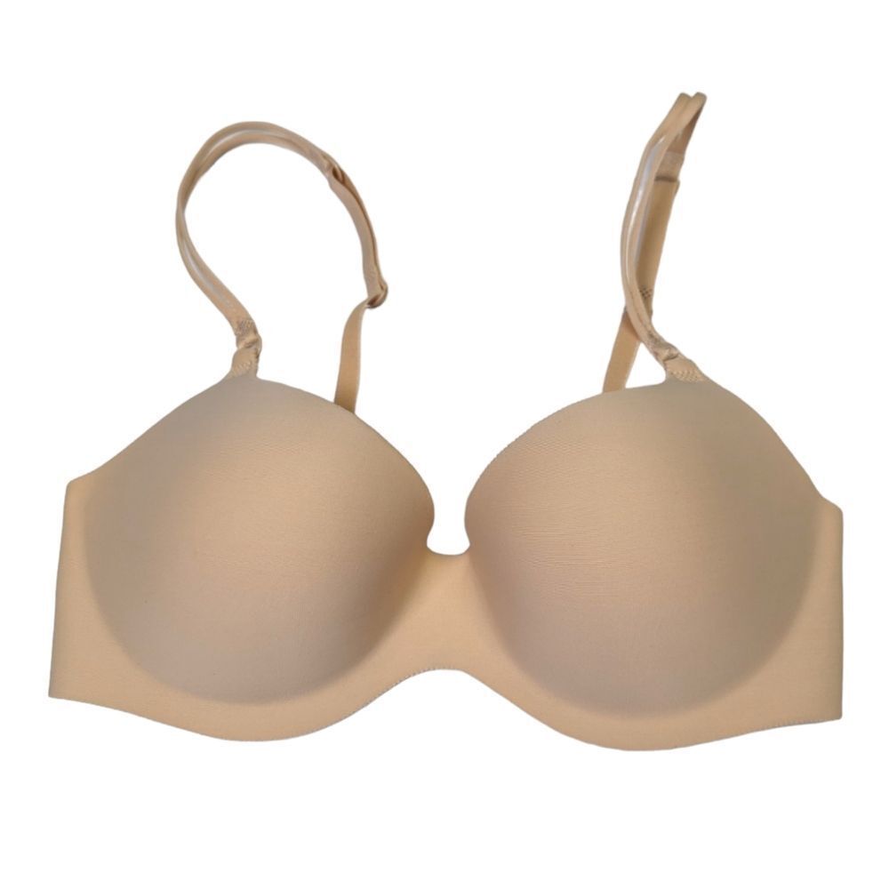 Wacoal iBra Seam Free T-Shirt Underwire Bra 85380 Beige Size 32C